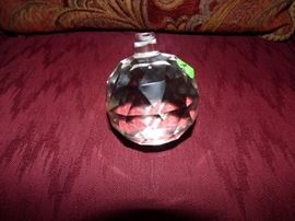 Large crystal prism ball that came from old downtown Rich's store chandelier.
