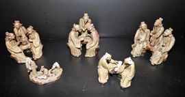Asian "Sand People" figurines