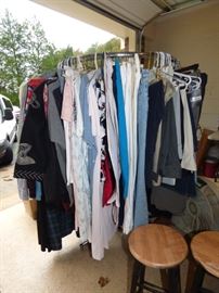 Ladies' Plus Size clothes Coldwater Creek, etc. Men's clothes (some new with tags)