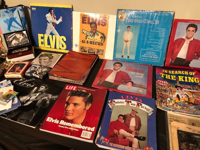 Elvis Collectibles both new and vintage