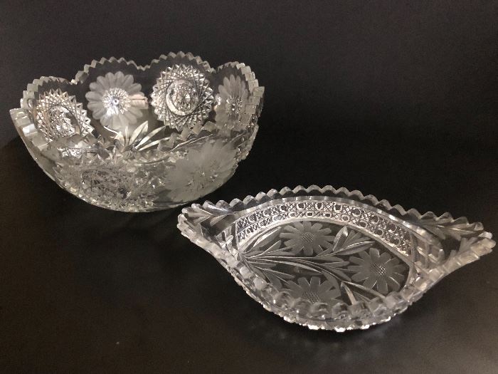 American Brilliant Cut Glass circa 1900