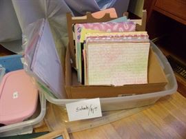 Scrapbooking supplies