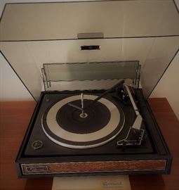 Vintage Garrard turntable.
