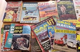 Vintage paper materials incl. vintage motorcycle, car magazines and MORE 