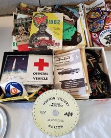 Vintage paper materials