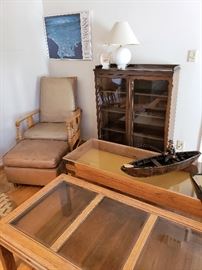 Furniture thru-out property, MCM, antique, vintage & newer. Mixture of styles.