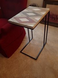 WOOD / IRON SOFA TABLE