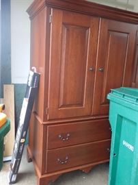 CHERRY BEDROOM SET / ARMOIRE / DRESSER / BED / MATTRESS