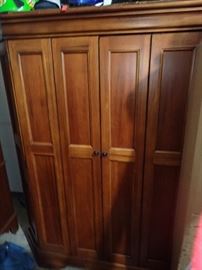 CHERRY BEDROOM SET / ARMOIRE / DRESSER / BED / MATTRESS