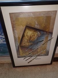 LOTS OF NICE FRAMED ART WORK