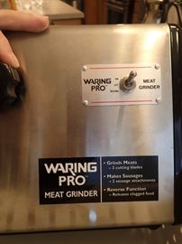 WARING PRO MEAT GRINDER
