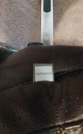 REALSPACE LEATHER OFFICE CHAIR