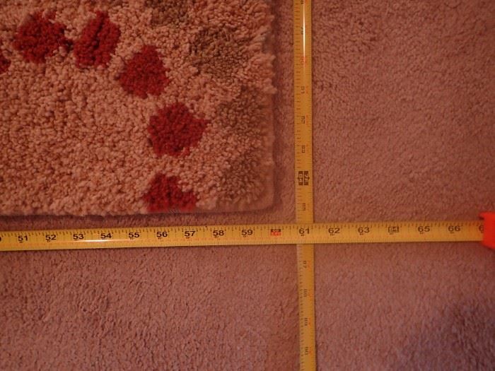 LARGE AREA RUG 61" X 7'
