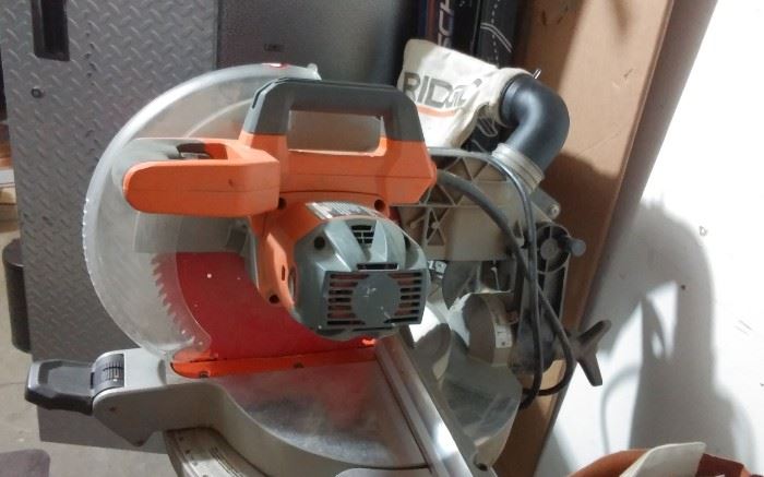 RIDGID SAW ON CART