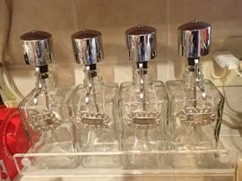 LIQUOR DECANTERS W/PUMPS