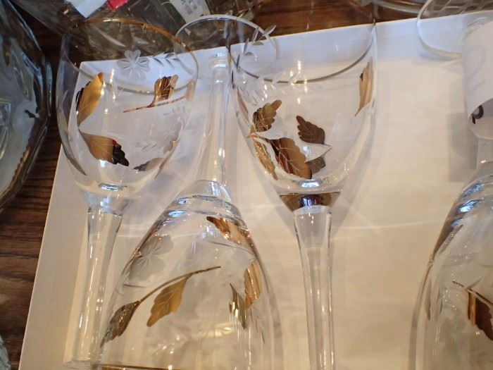 LEAF FOIL GLASSES
