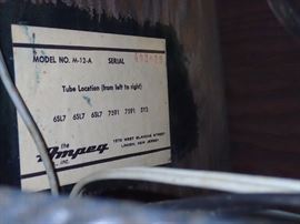 AMPEG MODEL NO M-12-A 