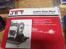 JET LEATHER STROP WHEEL