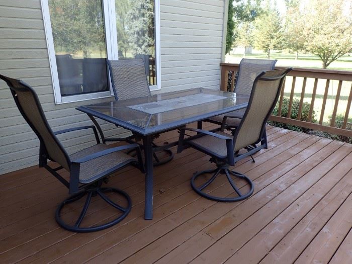 PATIO TABLE WITH CHAIRS