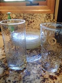 ASSORTED WATER GLASSES