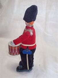 original vintage tin toy wind up mechanical Soldier DRUMMER NMIB-JAPAN