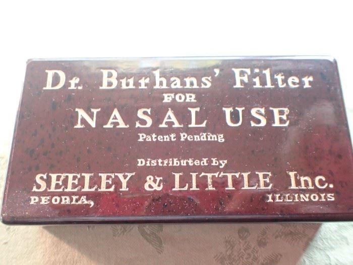 DR BURHANS' FILTER NASAL BOX