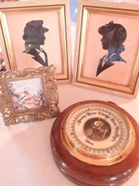 VINTAGE PICTURES / CLOCKS / TEMP