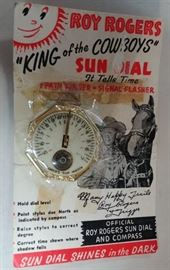 ROY ROGERS KING OF THE COWBOY'S SUN DIAL