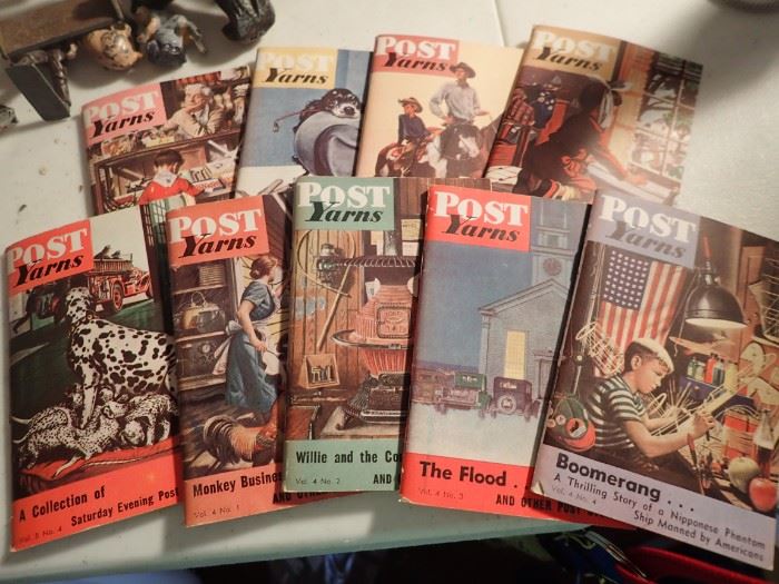 SATURDAY EVENING POST ( YARNS) 1945 MINATURES WW11 HANDOUTS