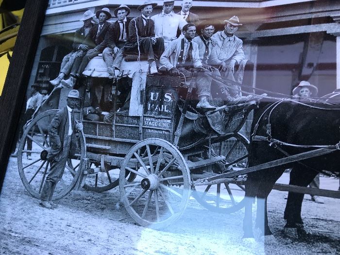 Original photo of actual stagecoach