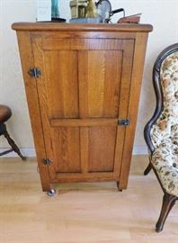 Beautiful oak music cabinet