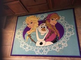 “Frozen” floor rug