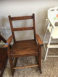 Vintage child rocker
