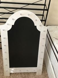 Lighted chalkboard