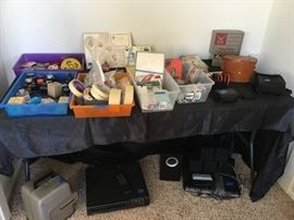 Misc.  Office and binoculars 