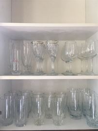  Miscellaneous glasses, princess house and Beleek