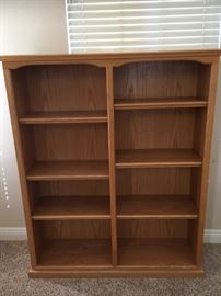 Double book case