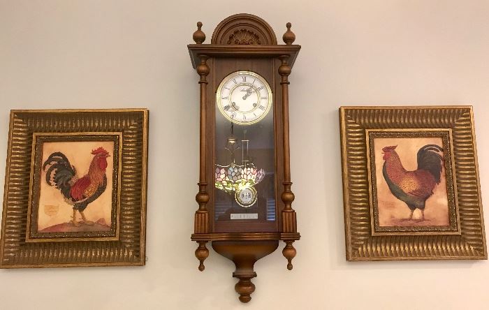 Rooster Pictures, Traditions Wall Clock