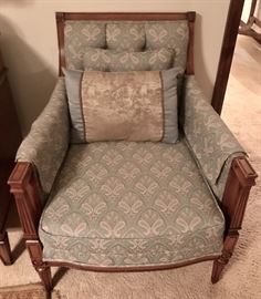 Vintage Blue Arm Chair