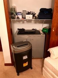 Shredder, Filing Cabinets, Office Tech, DVD Player