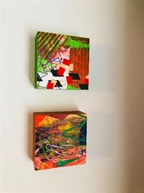 Susan Danko Habitats, Two small paintings