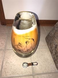Raymond Nelson glass vase.