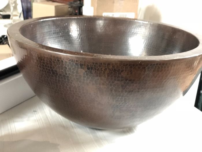 Copper sink brand new 