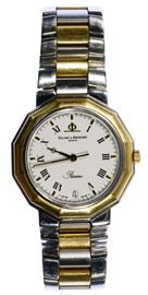 Baume Mercier 18k Gold and Stainless Steel Wrist Watch