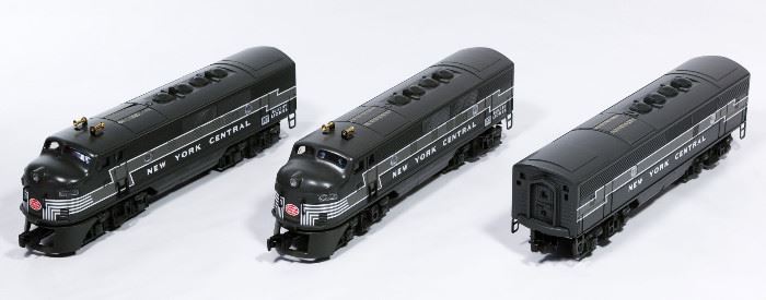 Lionel New York Central F 3 ABA Model Train Set