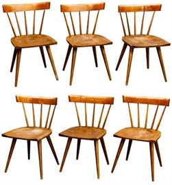 Paul McCobb for Winchendon Walnut Dining Chairs