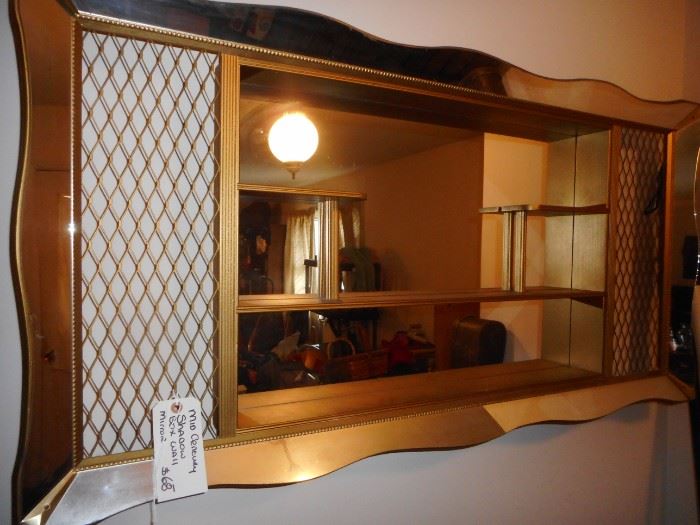 Mid Century Shelf,Mirror