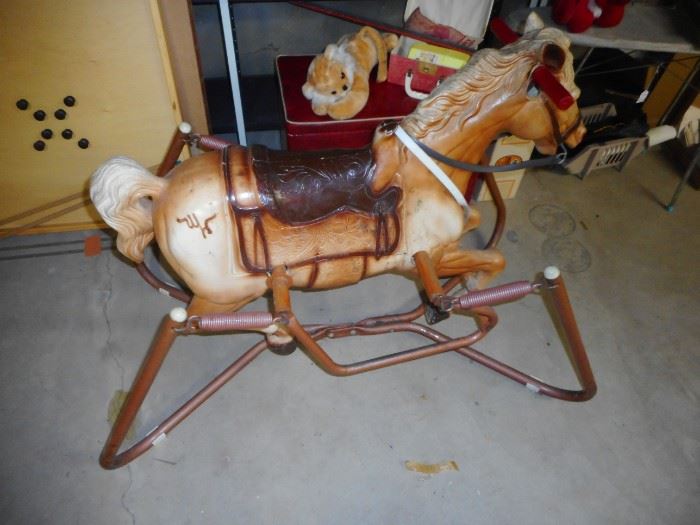 Vintage Wonder Toy Spring Bouncy Horse