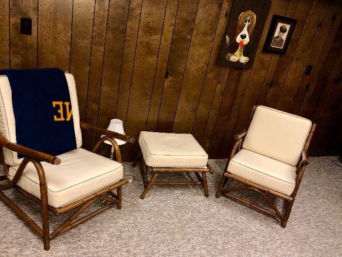 1970s Bamboo chairs 