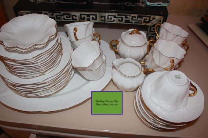 Shelley China Dinnerware - service for 12